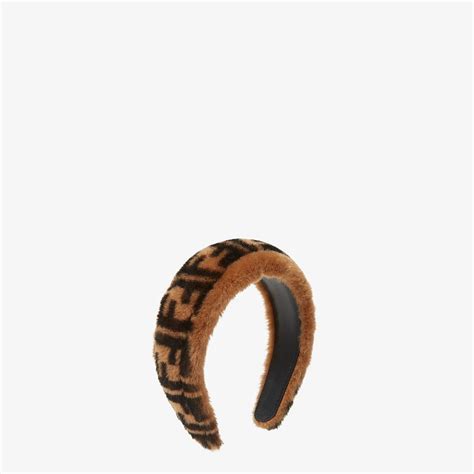 fendi shearling headband|Fendi headbands.